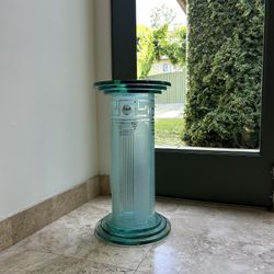 24” Glass Column Pedestal