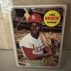 1969 TOPPS LOU BROCK #85