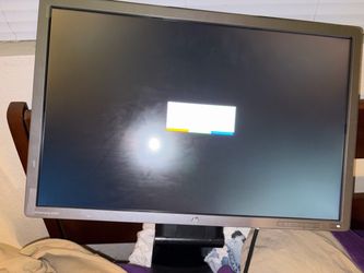 HP Monitor Elite E241 with power cable works great