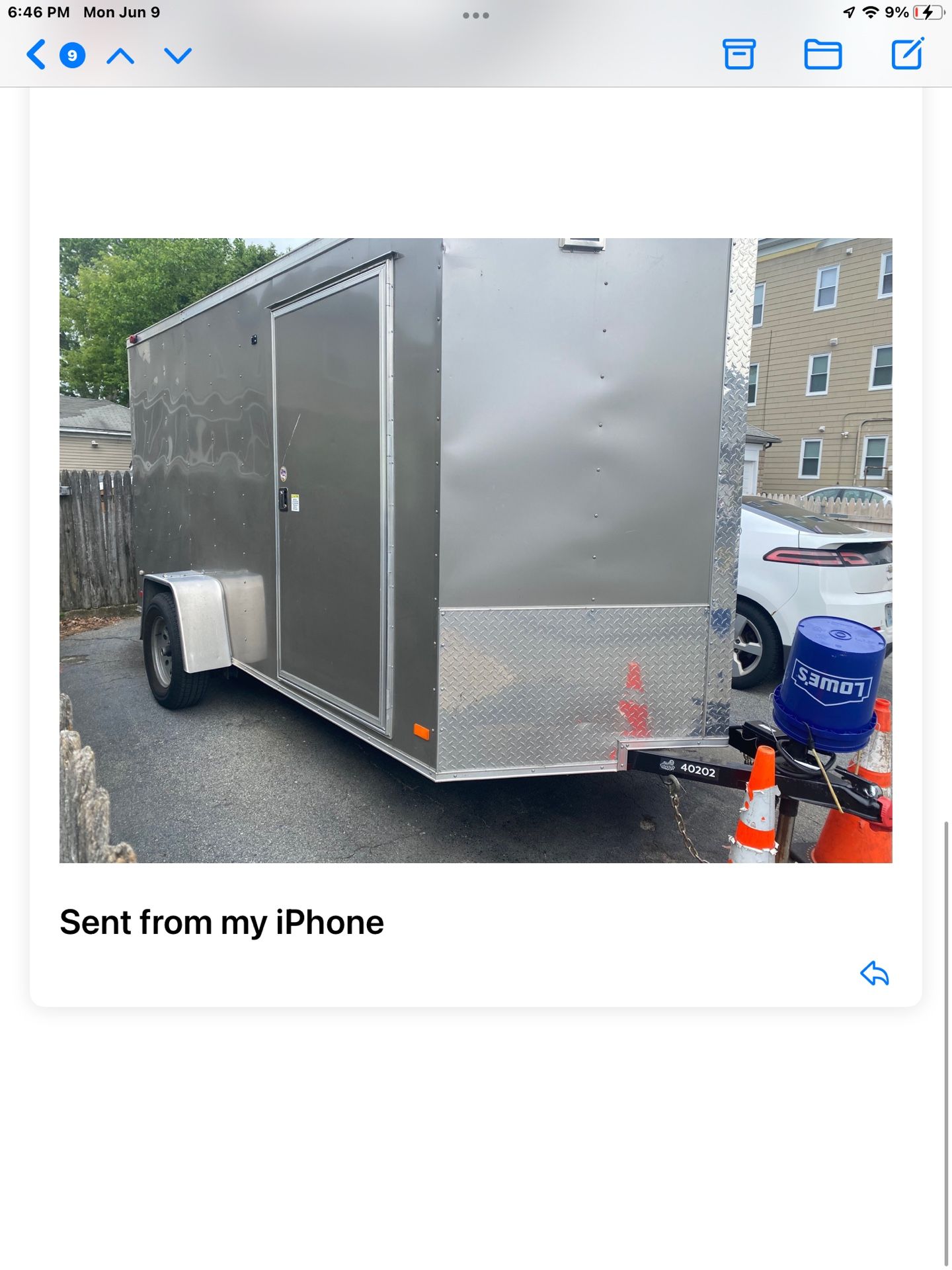 Cargo trailer