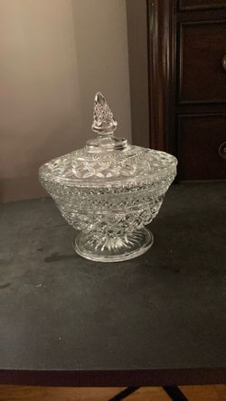 Vintage clear glass from anchor hocking