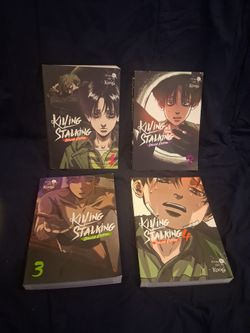 Killing Stalking: Deluxe Edition manga set (Volumes 1–4)