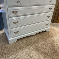 Blue Wood Dresser