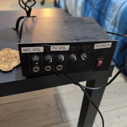 Series P.A. (Public Address) Amplifier.