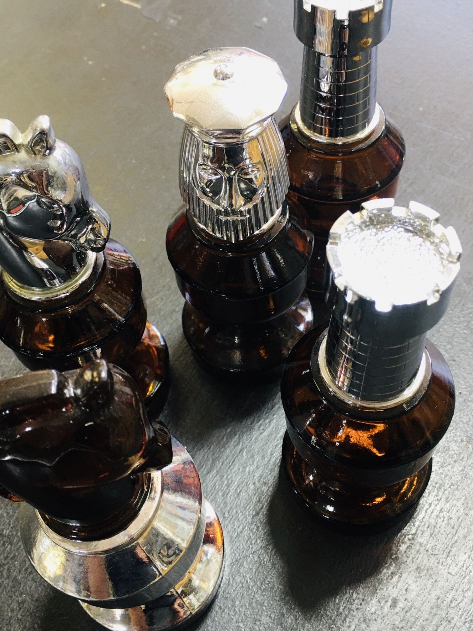 Avon Collectible Chess Bottles