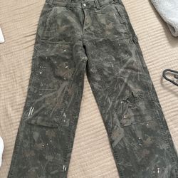 Men ambercombie And Fitch Cargo Pants (camo) 