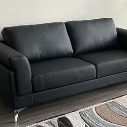 Gianna Black Micro Sofa 