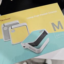 New, never opened or used ViewSonic M1 mini LED pocket Movie projector, Presentation, Speaker