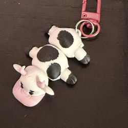 Articulated Cow Keychain 