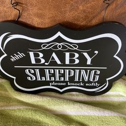 Baby Sleeping Sign