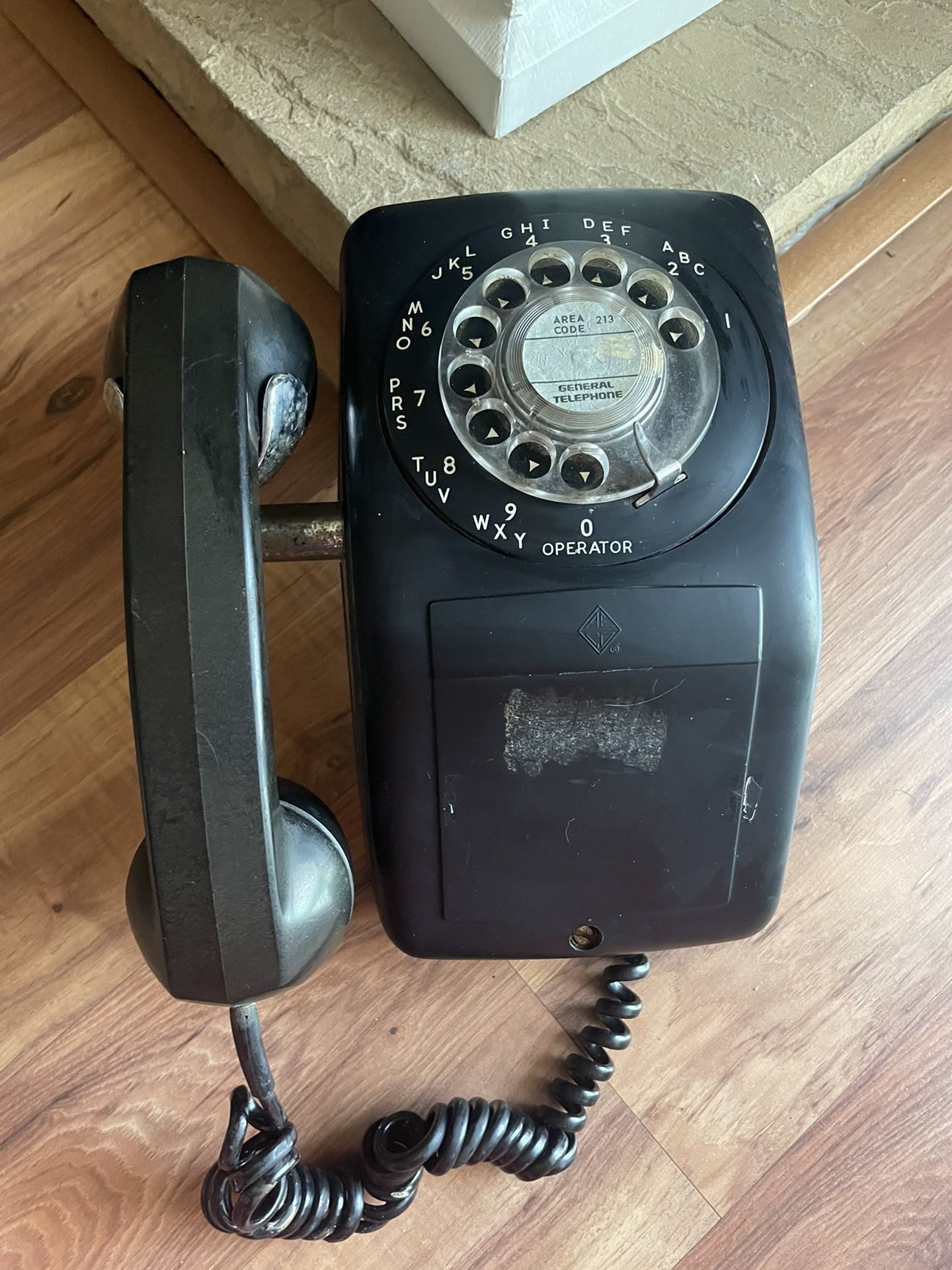 Vintage 1960’s AECO Side Mount Rotary Turn Dial Wall Mount Telephone❤️
