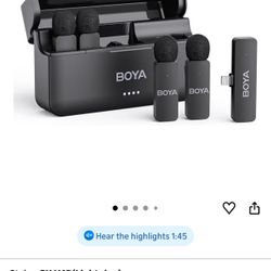 BOYA BY-V4D Wireless Lavalier Microphone