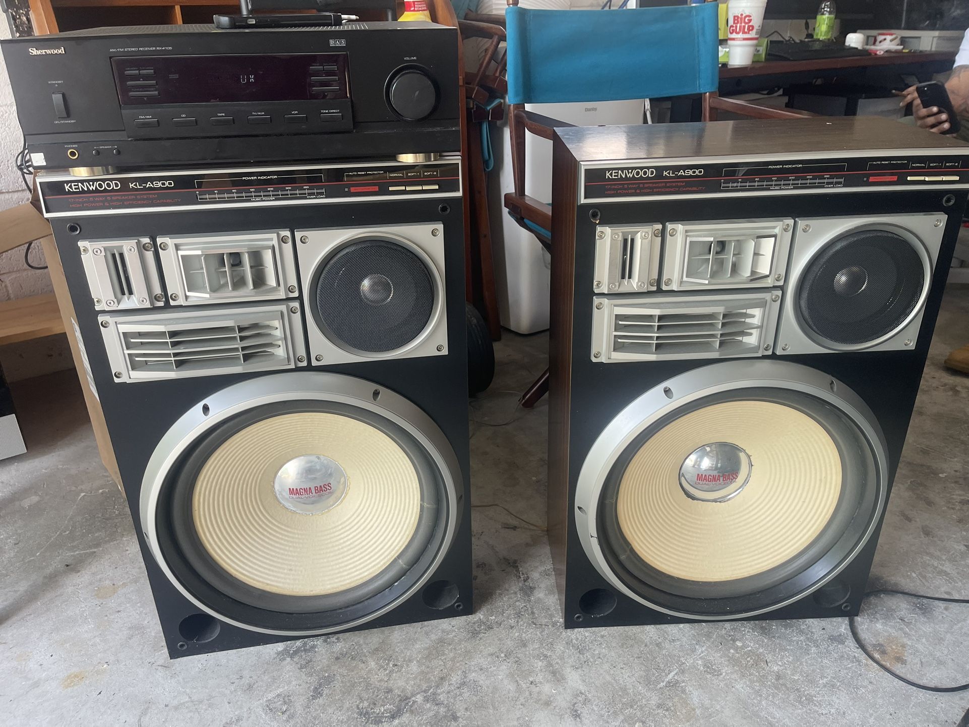 Vintage kenwood Speakers 