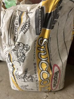 Building Materials  Grout And Tin Foil Sheets