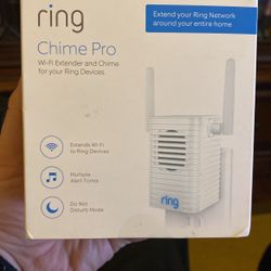 Brand New Ring Chime Pro WiFi Extender And Chime 