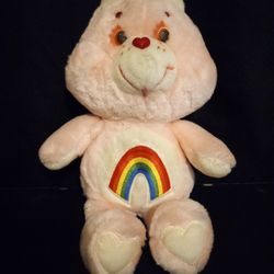 VTG 1983 Kenner 13" Cheer Bear Care Bear Plush Stuffed Animal