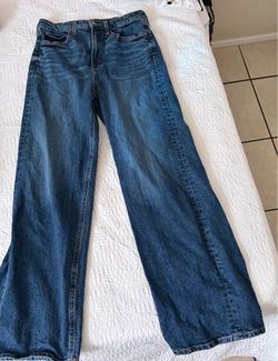 Old navy extra high rise wide leg jeans