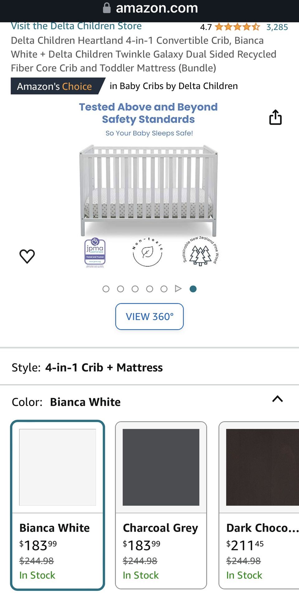 Crib 4 In One