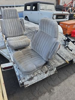 Seats and console
