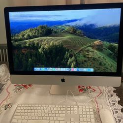 2019 Apple iMac 27-inch 5K Retina display 32gb Ram 500gb SSD i5 Processor Little Chip And Marks On Bottom Read