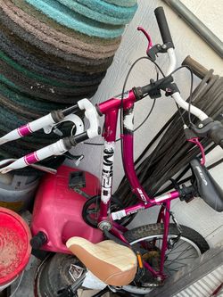 Need gone today Pink & White Mountain Bike for repair
