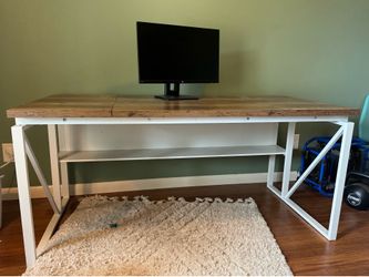 Free White Desk with free HP screen