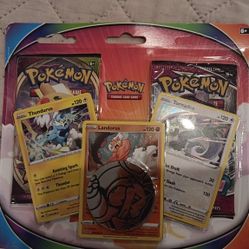 Pokémon TCG: Tornadus, Thundurus & Landorus Cards with 2 Booster Packs & Coin