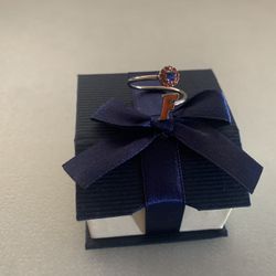 Florida Gators Silver Adjustable Ring