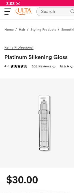 Kendra Silking Gloss New $20 Each