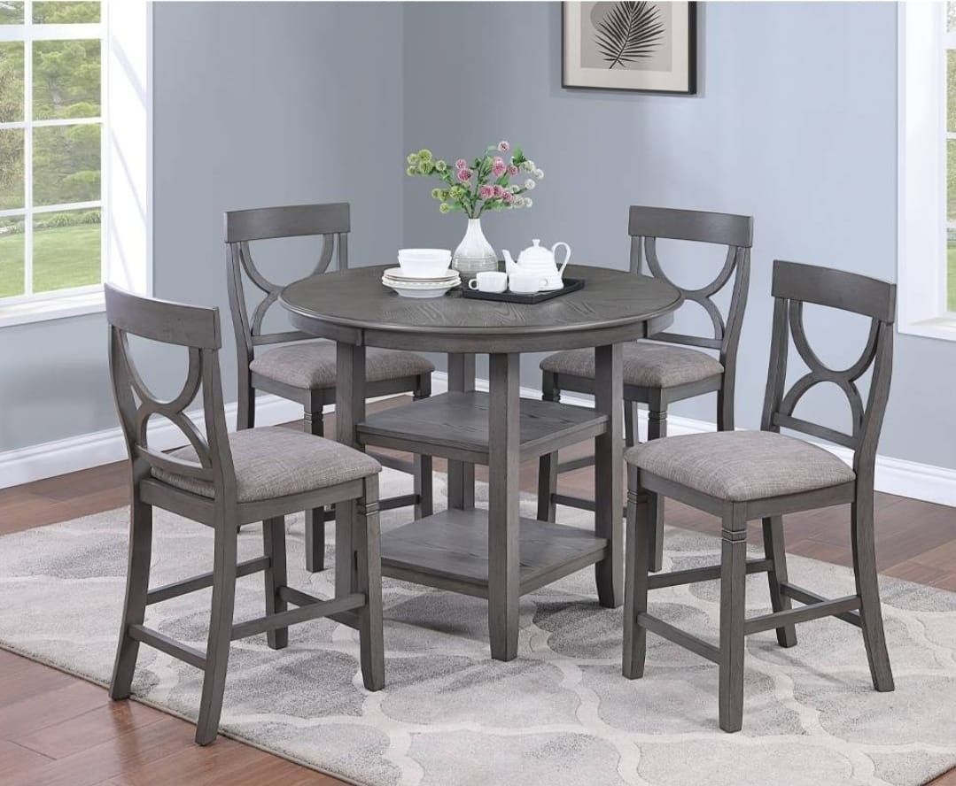 Brand New 5pcs Counter High Dinning Table Set $329 Home & Garden