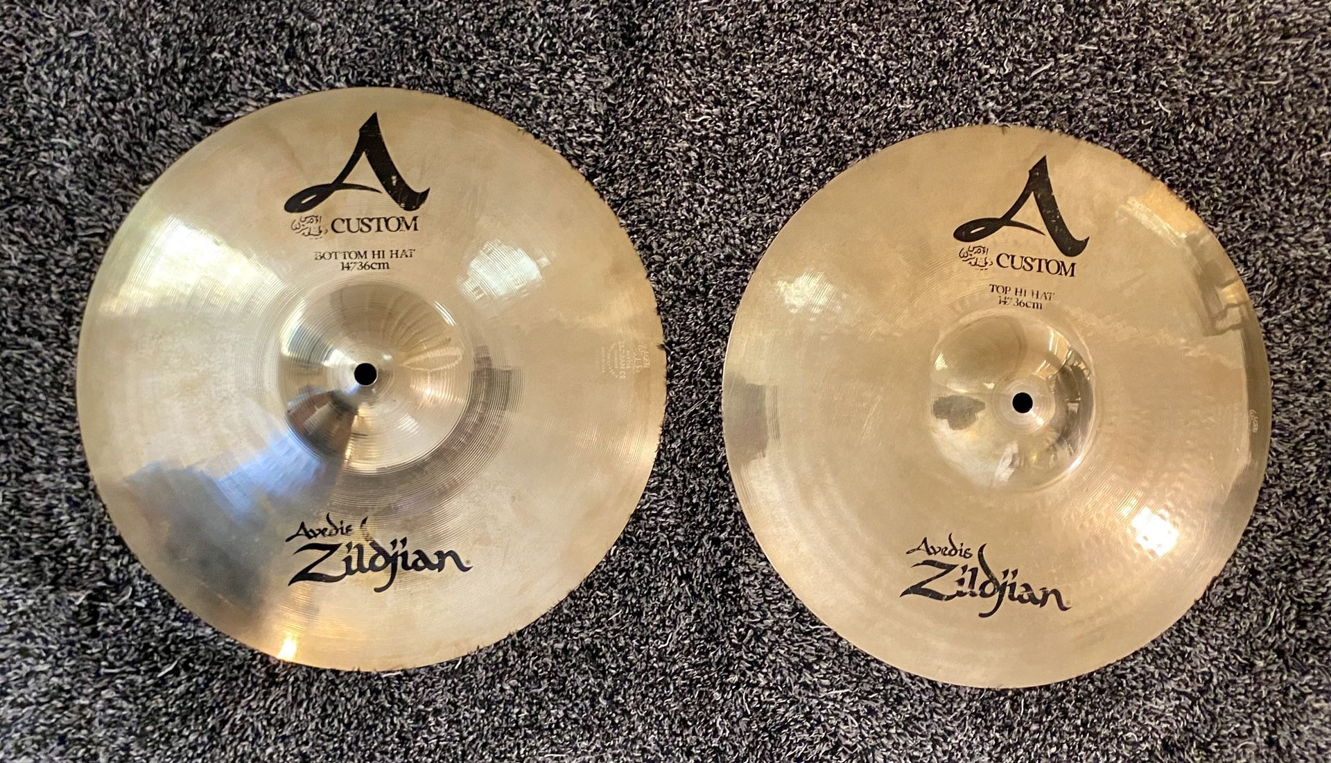 14” Zildjian A Custom Hi-Hats