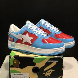 Bape Sta Low-Top Fashion Sneakers
