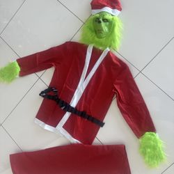 Grinch Costume Holiday Christmas Adult Santa Pajamas Family Matching Navidad Adulto 