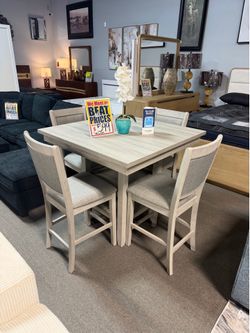 5-Piece Counter Height Dining Set ☎️❤️🎉