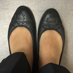 Chanel ballerinas S39 Negras - Preowned/ Authentic 