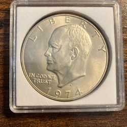 1974-S BU Eisenhower Silver Dollar 40%