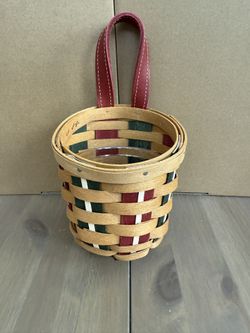Longaberger Small Holiday Sweets Gatehouse Hanging Basket
