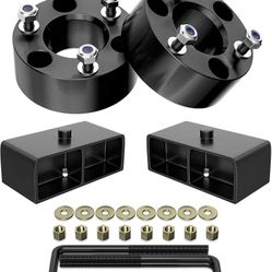 2.5" Front and 2" Rear Leveling Kit for 2007-2024 Silverado 1500 Sierra 1500,2.5 inch Front and 2 inch Rear Strut Spacers Lift Kit