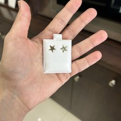 Earrings Yellow Gold 18k. Star