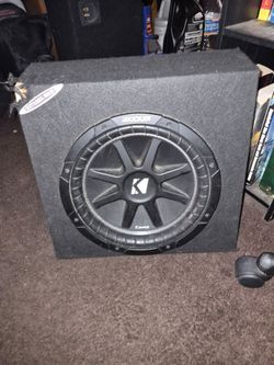 12 inch kicker with box