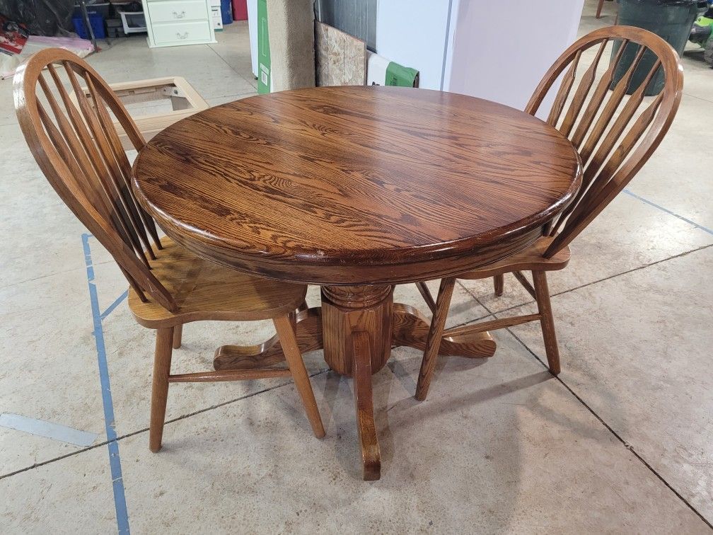 Table and Chairs - Solid Wood