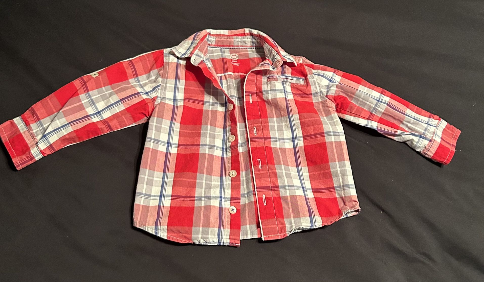 Plaid Toddler Shirt