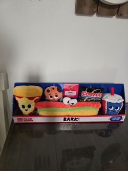 Brand New Costco Food Court 6 Piece BARK Dog Toys