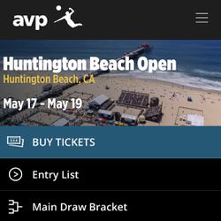 AVP Huntington Beach 2024 Sunday GA Tickets (2)