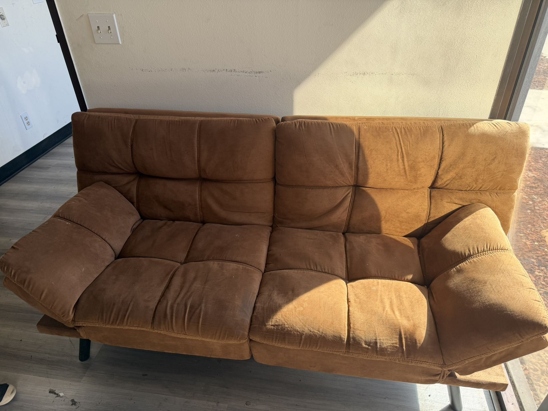 Camel Brown futon Bed Couch