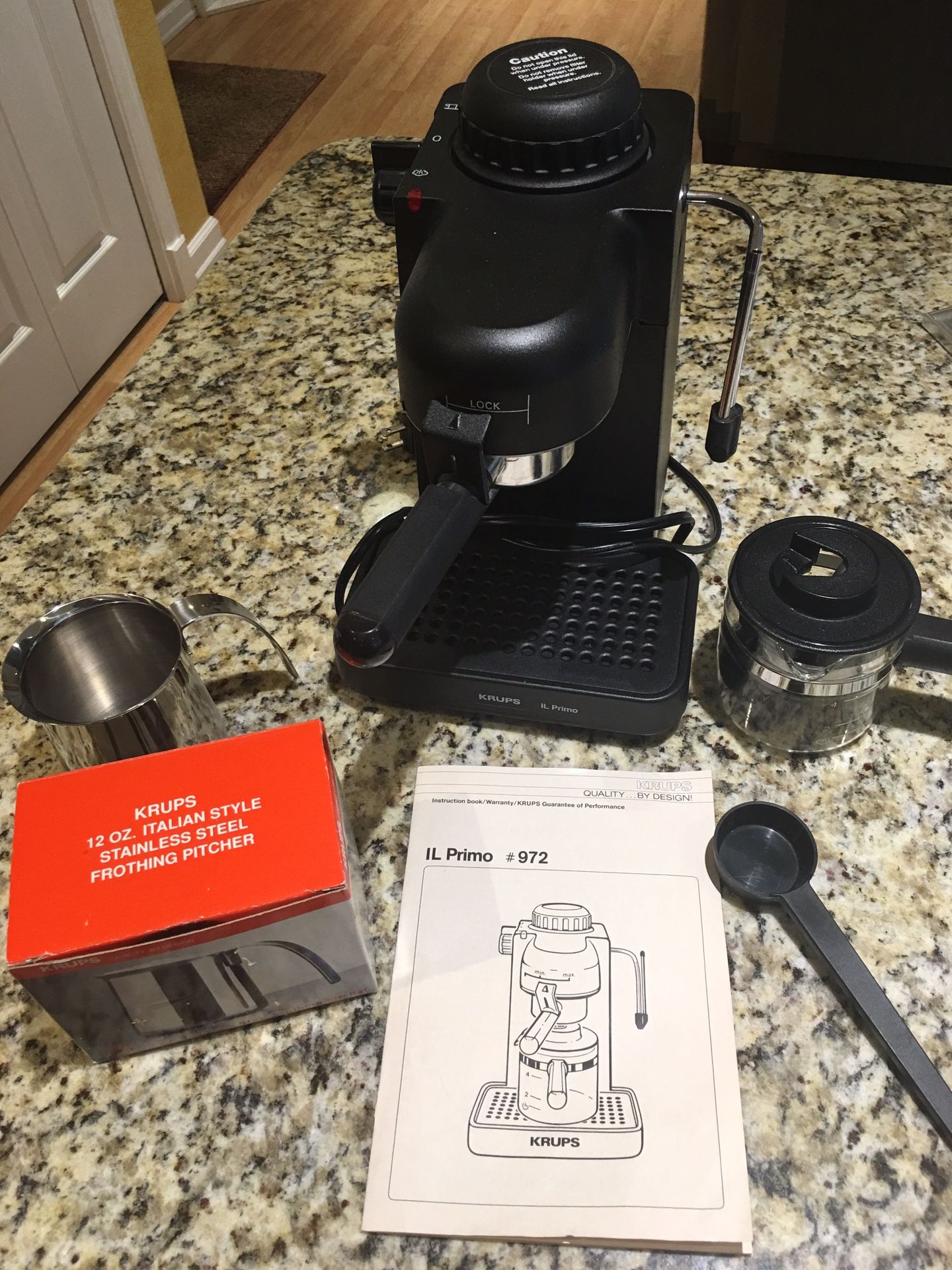 Krups IL Primo 972 espresso machine. Works great! Comes with