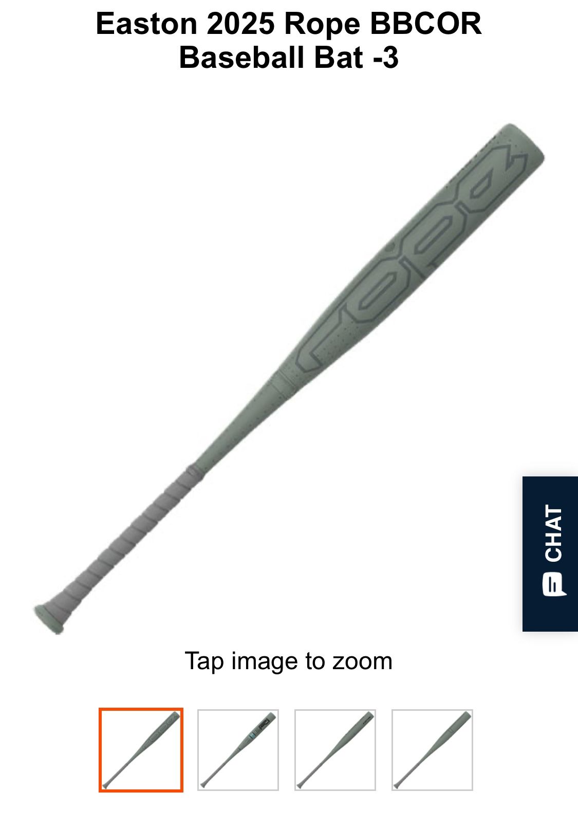 2025 EASTON ROPE BBCOR BAT -3 33 30