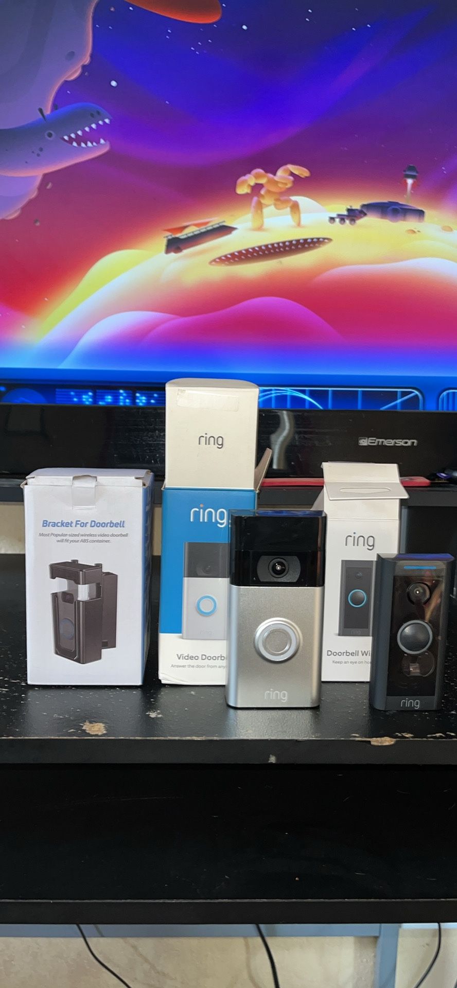2 Ring Doorbell Cameras 