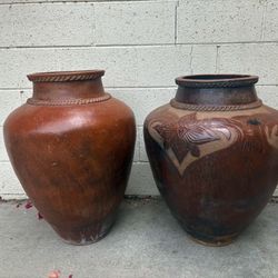 EXTRA LARGE TERRA-COTTA POTS   Each $125.