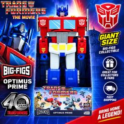NEW Big-Figs 30" Transformers Optimus Prime Action Figure Exclusive